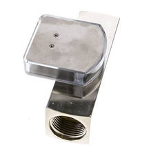 Débitmètre à section variable G1'' en laiton pour huile 3-10 l/min 250 bar