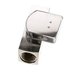 Débitmètre à section variable G1'' en laiton pour huile 5-15 l/min 250 bar