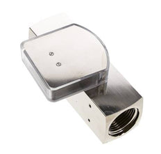 Débitmètre à section variable G1'' en laiton pour huile 5-15 l/min 250 bar