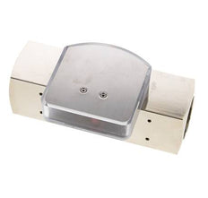 Débitmètre à section variable G1'' en laiton pour huile 8-24 l/min 250 bar