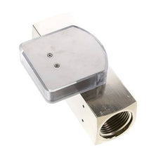Débitmètre à section variable G1'' en laiton pour huile 8-24 l/min 250 bar