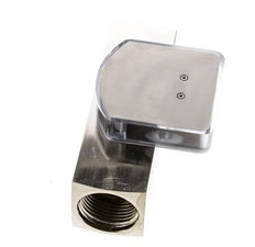 Débitmètre à section variable G1'' en laiton pour huile 10-30 l/min 250 bar