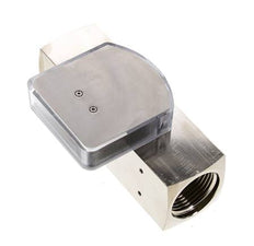Débitmètre à section variable G1'' en laiton pour huile 10-30 l/min 250 bar
