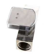Débitmètre à section variable G1'' en laiton pour huile 10-30 l/min 250 bar