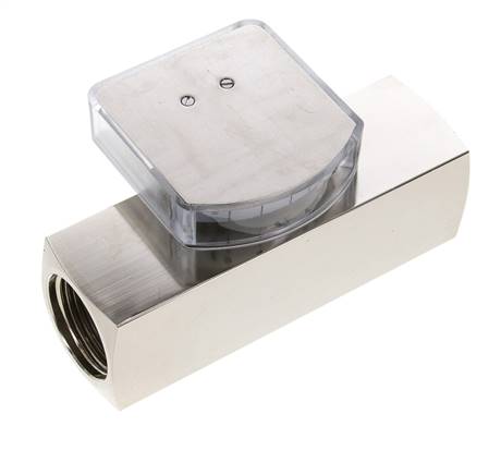 Débitmètre à section variable G1'' en laiton pour huile 15-45 l/min 250 bar