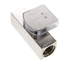 Débitmètre à section variable G1'' en laiton pour huile 15-45 l/min 250 bar