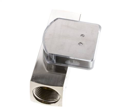 Débitmètre à section variable G1'' en laiton pour huile 15-45 l/min 250 bar