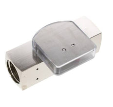 Débitmètre à section variable G1'' en laiton pour huile 15-45 l/min 250 bar