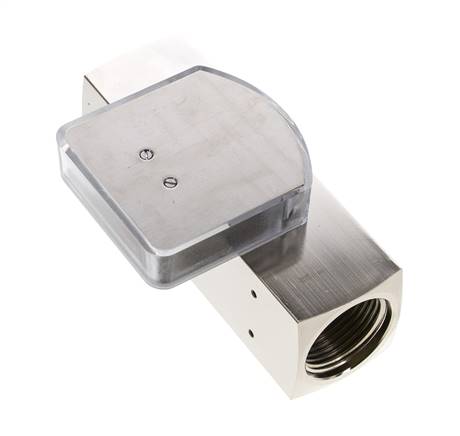Débitmètre à section variable G1'' en laiton pour huile 15-45 l/min 250 bar