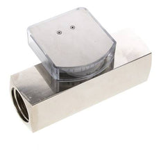Débitmètre à section variable G1'' en laiton pour huile 20-60 l/min 250 bar