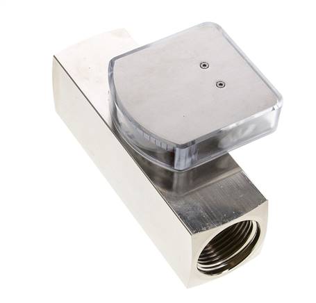 Débitmètre à section variable G1'' en laiton pour huile 20-60 l/min 250 bar