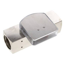 Débitmètre à section variable G1'' en laiton pour huile 20-60 l/min 250 bar