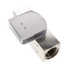Débitmètre à section variable G1'' en laiton pour huile 20-60 l/min 250 bar