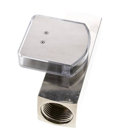 Débitmètre à section variable G1'' en laiton pour huile 20-60 l/min 250 bar