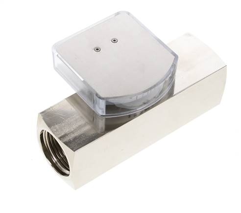 Débitmètre à section variable G1'' en laiton pour huile 30-90 l/min 250 bar