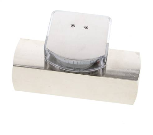 Débitmètre à section variable G1'' en laiton pour huile 30-90 l/min 250 bar