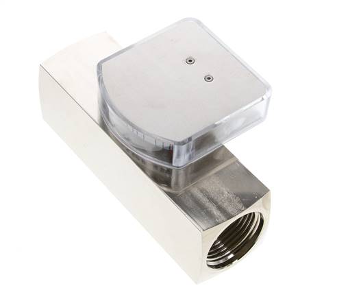 Débitmètre à section variable G1'' en laiton pour huile 30-90 l/min 250 bar