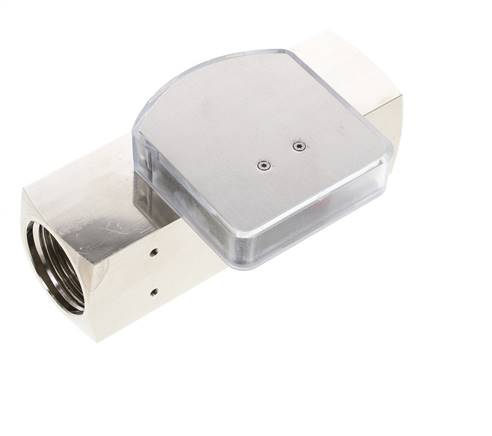 Débitmètre à section variable G1'' en laiton pour huile 30-90 l/min 250 bar