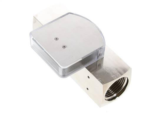 Débitmètre à section variable G1'' en laiton pour huile 30-90 l/min 250 bar