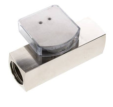 Débitmètre à section variable G1'' en laiton pour huile 35-110 l/min 250 bar