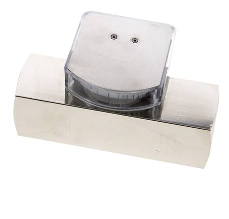 Débitmètre à section variable G1'' en laiton pour huile 35-110 l/min 250 bar
