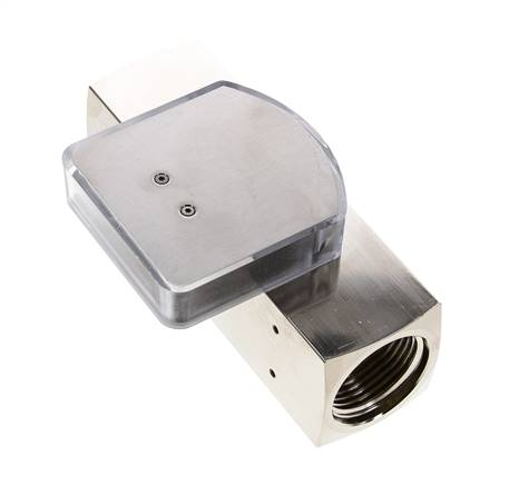 Débitmètre à section variable G1'' en laiton pour huile 35-110 l/min 250 bar