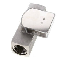 Débitmètre à section variable G1'' en acier inoxydable pour huile 0.1-0.8 l/min 300 bar