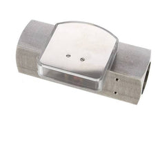 Débitmètre à section variable G1'' en acier inoxydable pour huile 0.1-0.8 l/min 300 bar