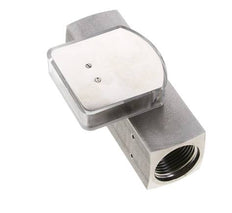 Débitmètre à section variable G1'' en acier inoxydable pour huile 0.1-0.8 l/min 300 bar