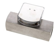 Débitmètre à section variable G1'' en acier inoxydable pour huile 0.5-1.5 l/min 300 bar