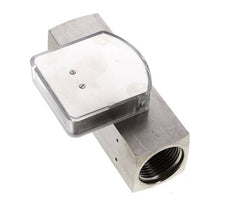 Débitmètre à section variable G1'' en acier inoxydable pour huile 0.5-1.5 l/min 300 bar