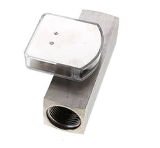 Débitmètre à section variable G1'' en acier inoxydable pour huile 0.5-1.5 l/min 300 bar