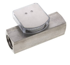 Débitmètre à section variable G1'' en acier inoxydable pour huile 1-4 l/min 300 bar