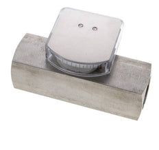 Débitmètre à section variable G1'' en acier inoxydable pour huile 1-4 l/min 300 bar