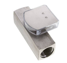 Débitmètre à section variable G1'' en acier inoxydable pour huile 1-4 l/min 300 bar