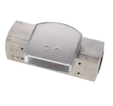 Débitmètre à section variable G1'' en acier inoxydable pour huile 1-4 l/min 300 bar