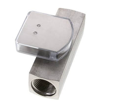 Débitmètre à section variable G1'' en acier inoxydable pour huile 1-4 l/min 300 bar