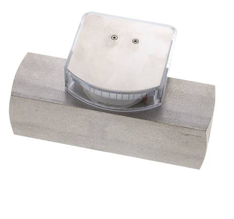 Débitmètre à section variable G1'' en acier inoxydable pour huile 2-8 l/min 300 bar