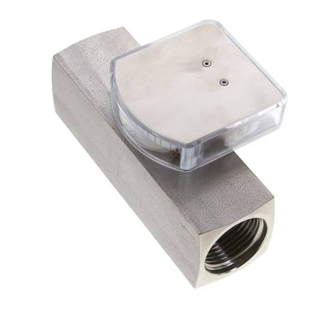 Débitmètre à section variable G1'' en acier inoxydable pour huile 2-8 l/min 300 bar