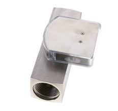 Débitmètre à section variable G1'' en acier inoxydable pour huile 2-8 l/min 300 bar