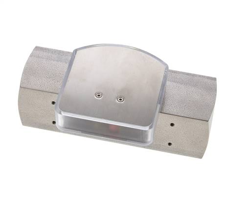 Débitmètre à section variable G1'' en acier inoxydable pour huile 2-8 l/min 300 bar