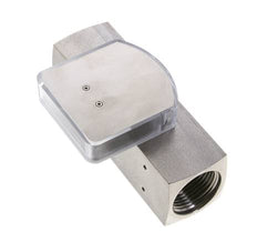 Débitmètre à section variable G1'' en acier inoxydable pour huile 2-8 l/min 300 bar