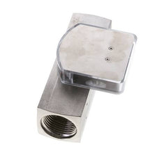 Débitmètre à section variable G1'' en acier inoxydable pour huile 3-10 l/min 300 bar