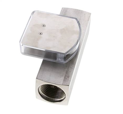 Débitmètre à section variable G1'' en acier inoxydable pour huile 3-10 l/min 300 bar