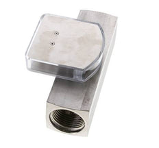 Débitmètre à section variable G1'' en acier inoxydable pour huile 3-10 l/min 300 bar
