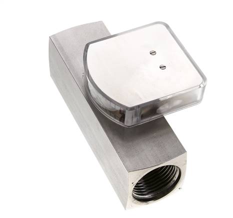 Débitmètre à section variable G1'' en acier inoxydable pour huile 8-24 l/min 300 bar