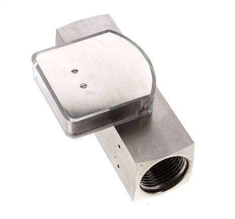 Débitmètre à section variable G1'' en acier inoxydable pour huile 8-24 l/min 300 bar