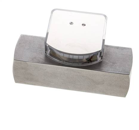 Débitmètre à section variable G1'' en acier inoxydable pour huile 10-30 l/min 300 bar