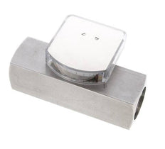 Débitmètre à section variable G1'' en acier inoxydable pour huile 15-45 l/min 300 bar