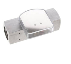 Débitmètre à section variable G1'' en acier inoxydable pour huile 15-45 l/min 300 bar